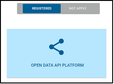 Open Data API Platform Registered